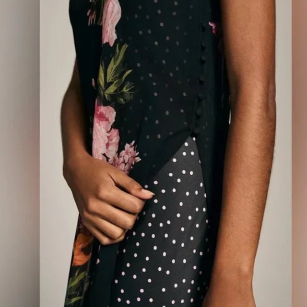 Anthropologie Layered Sleeveless Dress, M- GOrgeous - Picture 2 of 4